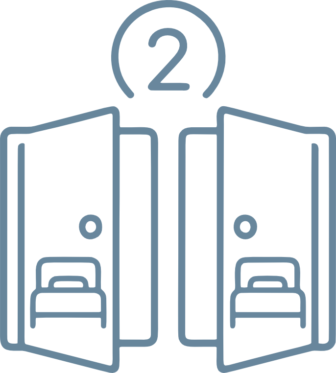2 Schlafzimmer
